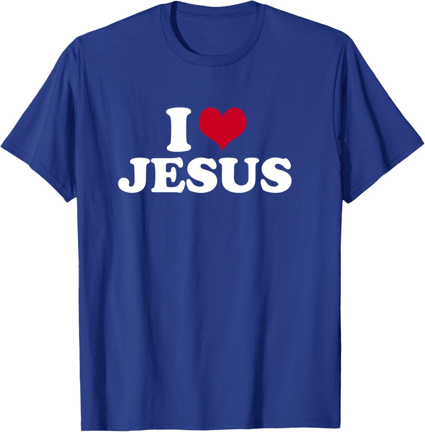 I Love Jesus T-Shirt - T-Shirt | Royal