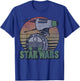 Star Wars The Rise of Skywalker D-0 Distressed Retro T-Shirt - T-Shirt | Royal