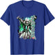 Marvel Comics Retro Classic Silver Surfer Neon Blast Poster T-Shirt - T-Shirt | Royal