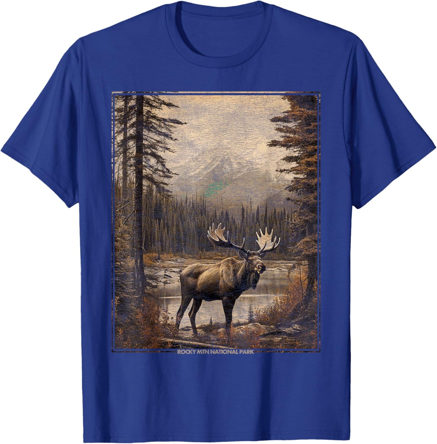 Rocky Mountain National Park - Colorado T-Shirt - T-Shirt | Royal