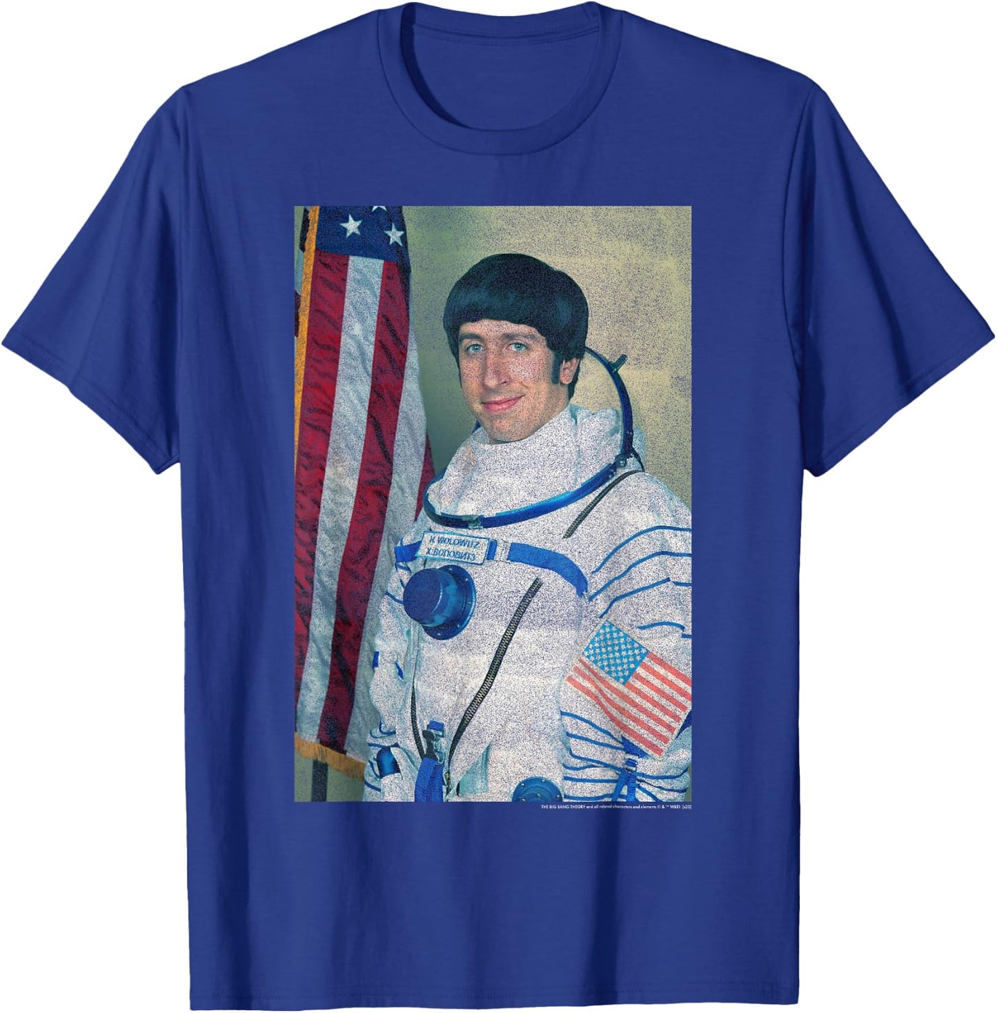 The Big Bang Theory Howard Wolowitz Space Suit Portrait T-Shirt - T-Shirt | Royal