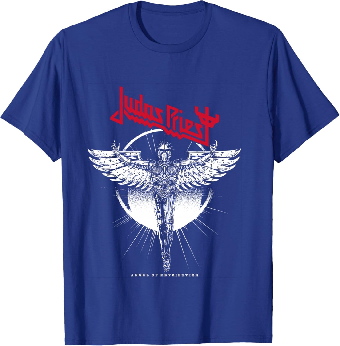 Judas Priest – Angel Rising Red Logo T-Shirt - T-Shirt | Royal