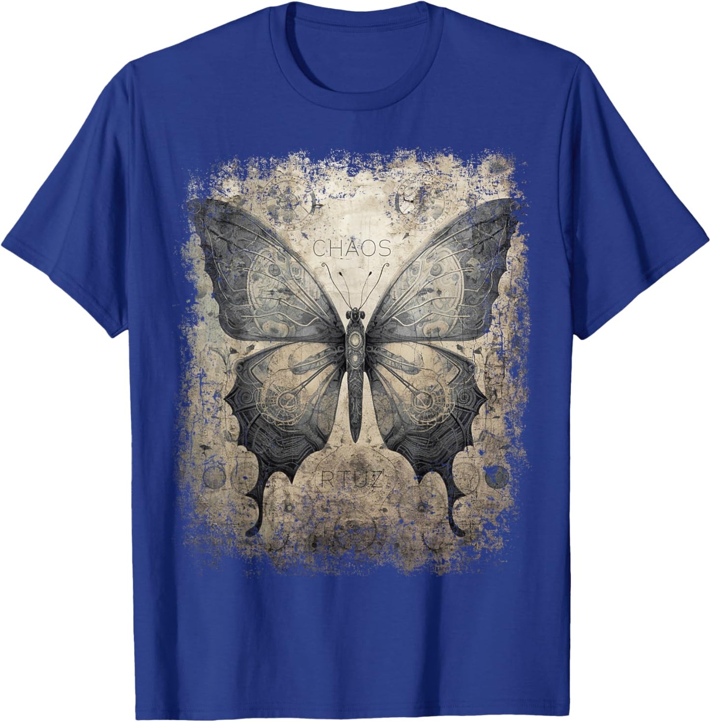 Butterfly Mode Hip Hop Fashion Damen Herren Schmetterling T-Shirt - T-Shirt | Royal