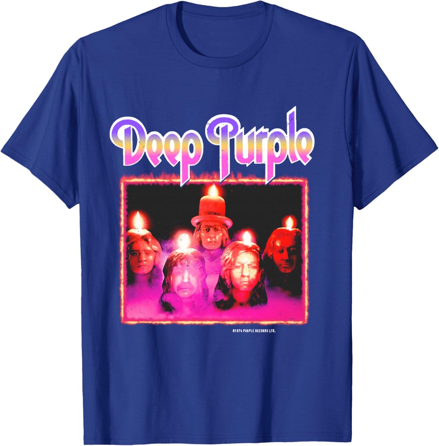 Deep Purple Burn Manche Longue T-Shirt - T-Shirt | Royal