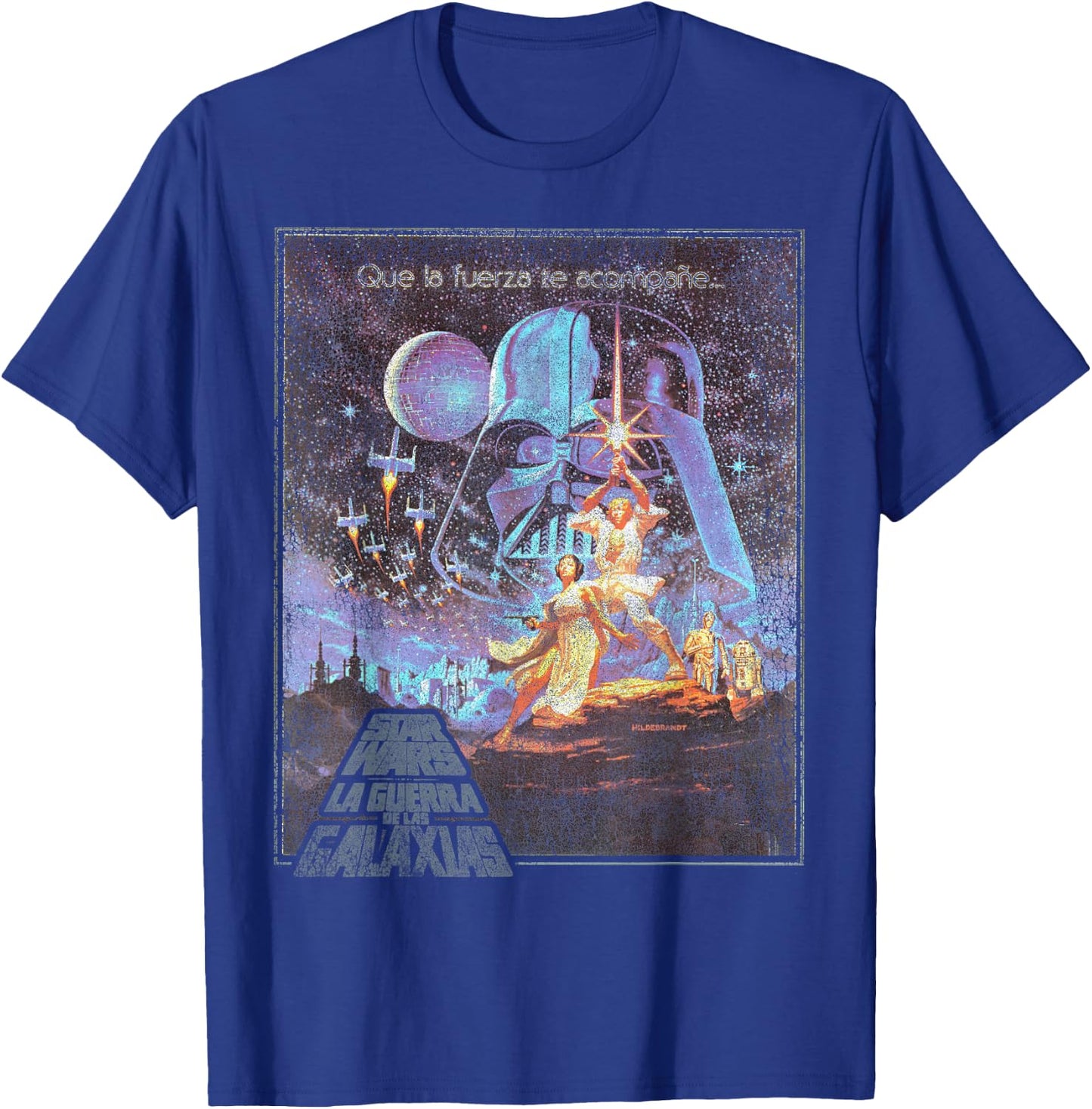 Star Wars Spanish Poster T-Shirt - T-Shirt | Royal