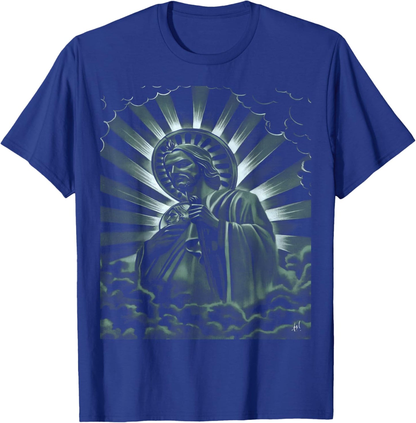 Glorioso apóstol San Judas Tadeo Milagroso Mexicans Catholic T-Shirt - T-Shirt | Royal