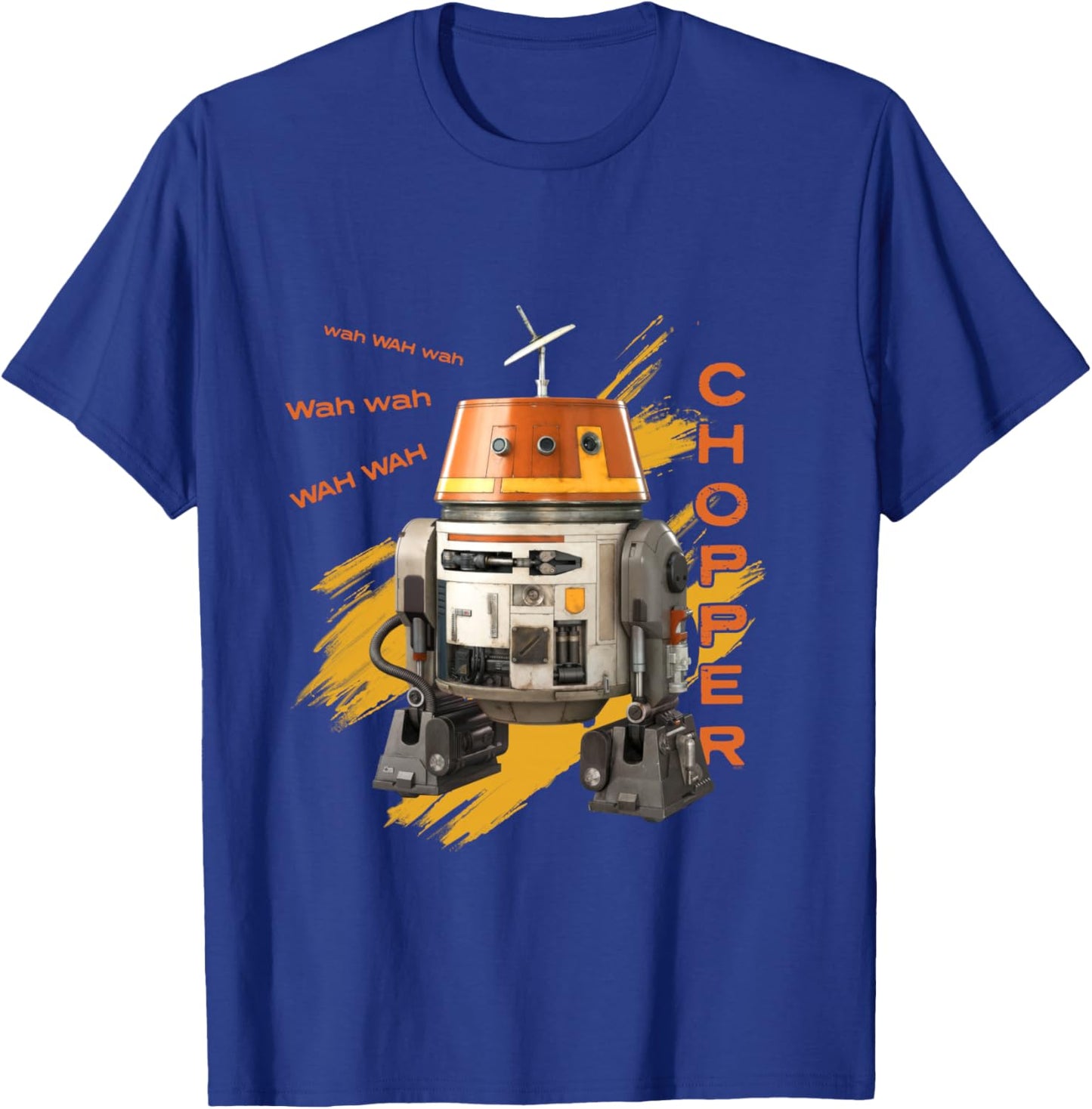 Star Wars Ahsoka Rebels Chopper Droid Speak Wah Wah Wah T-Shirt - T-Shirt | Royal
