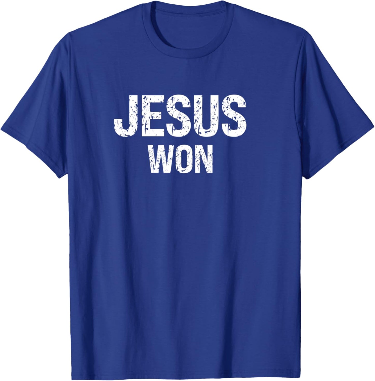 Jesus Won T-Shirt - T-Shirt | Royal