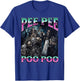 PeePee PooPoo Funny Hard Skeleton Meme Bootleg T-Shirt - T-Shirt | Royal