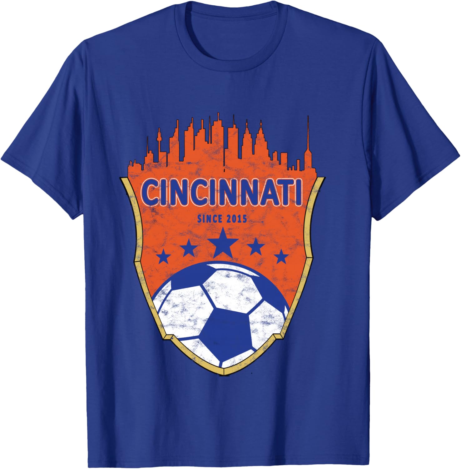 Cincinnati Soccer Shirt T-Shirt - T-Shirt | Royal