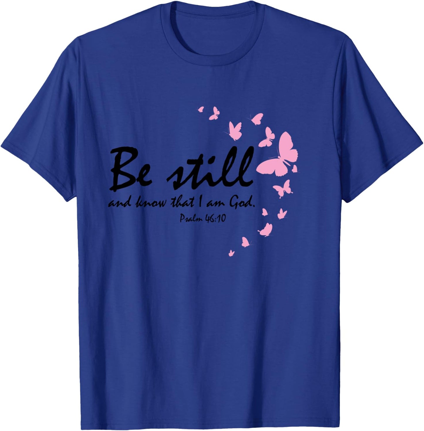 Christian Religious Butterflies Bible Verses Sayings Women T-Shirt - T-Shirt | Royal