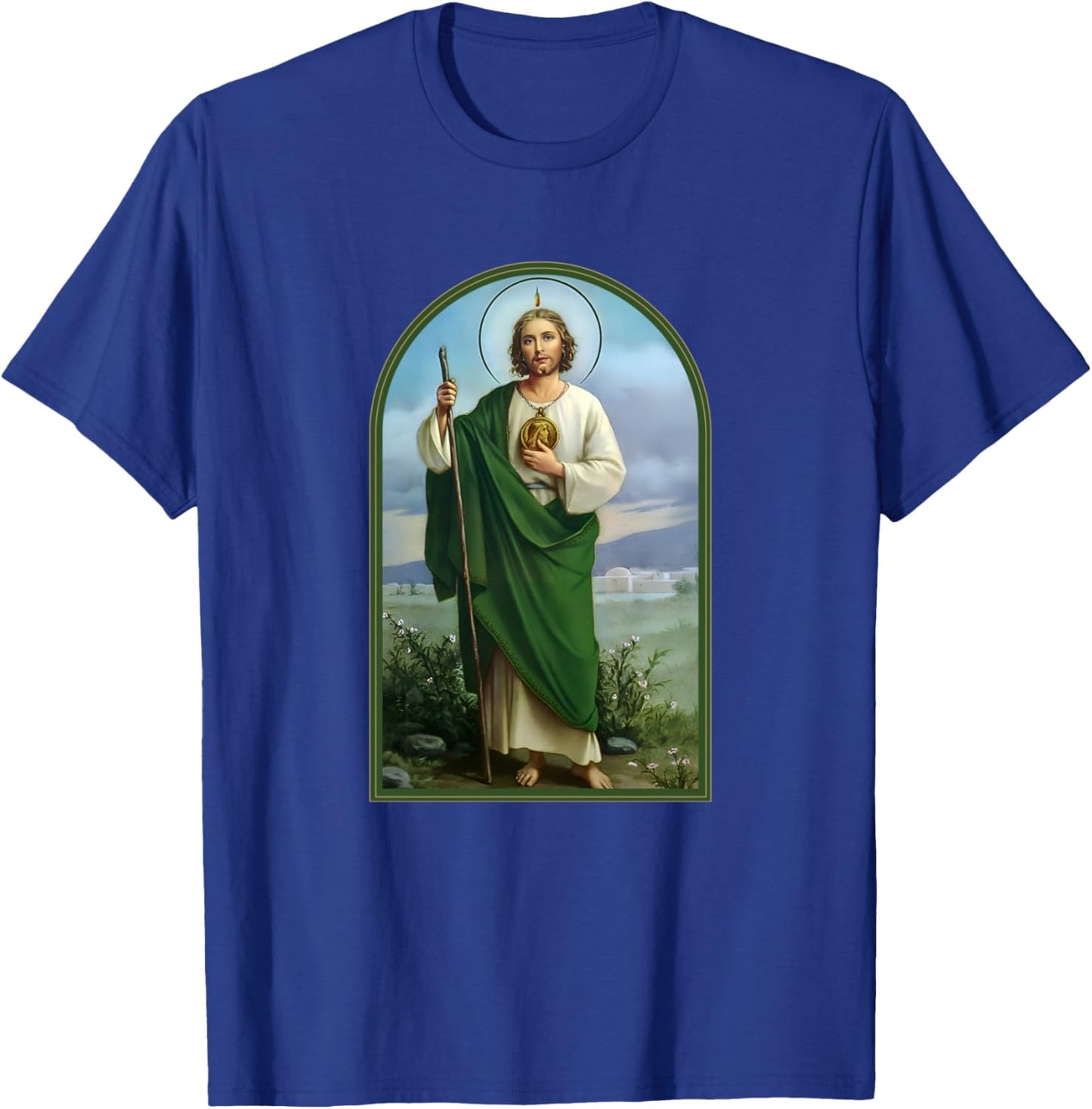 San Judas Tadeo Saint Jude Thaddeus T-Shirt - T-Shirt | Royal