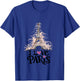 Eiffel Tower Paris Holiday France Souvenir Women Girls , grey, S T-Shirt - T-Shirt | Royal