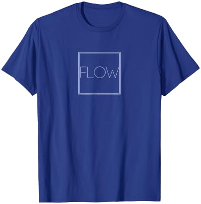 Flow - Minimalist Statement Going With The Flow Work Lover T-Shirt - T-Shirt | Royal