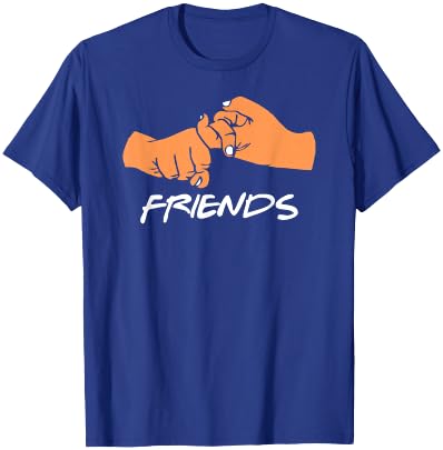 Friends ASL American Sign Languages T-Shirt - T-Shirt | Royal