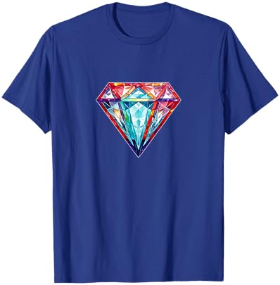 Diamond Black Black Men's Cool Shirts T-Shirt - T-Shirt | Royal