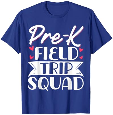 Pre-k Field Trip Squad T-Shirt - T-Shirt | Royal