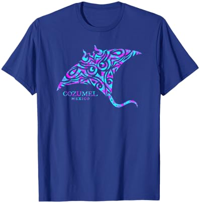 Cozumel Mexico Stingray Boys Girls Souvenir T-Shirt - T-Shirt | Royal