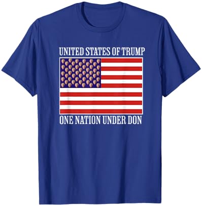 United States of Trump One-Nation Under Don Trump Flag 2024 T-Shirt - T-Shirt | Royal