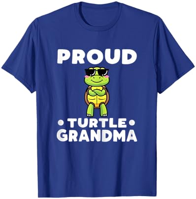 Proud Turtle Grandma Tortoise Lover T-Shirt - T-Shirt | Royal