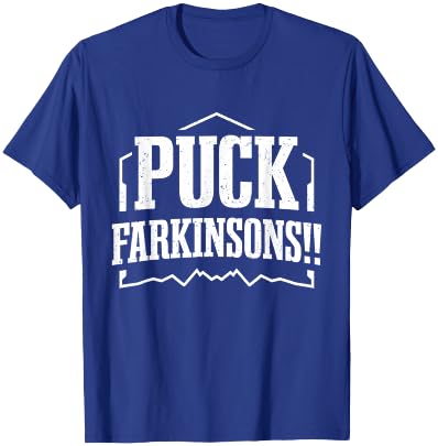 Parkinson's Disease Awareness Puck Farkinsons Parkinson's T-Shirt - T-Shirt | Royal