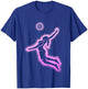 Volleyball Mädchen Damen Schwarz S V-Ausschnitt Kurzarm Klassisch Pull-On 1 Count T-Shirt - T-Shirt | Royal