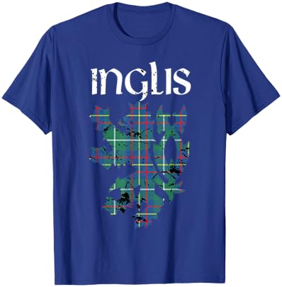 Clan Inglis Tartan Scottish Family Name Scotland Pride T-Shirt - T-Shirt | Royal