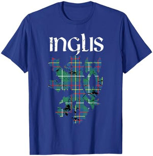 Clan Inglis Tartan Scottish Family Name Scotland Pride T-Shirt - T-Shirt | Royal