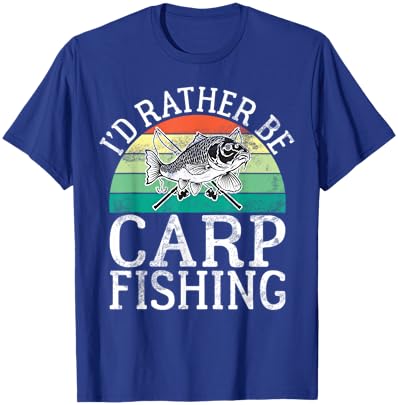 I’d Rather Be Carp Fishing T-Shirt - T-Shirt | Royal