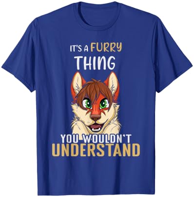 Furry Thing Understand Furry Tail Ear Furry Person Cosplay T-Shirt - T-Shirt | Royal