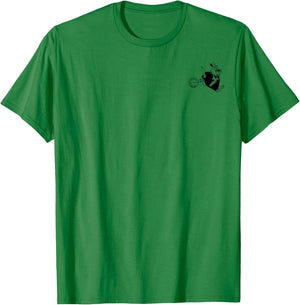 Disney Alice In Wonderland The White Rabbit Left Chest T-Shirt - T-Shirt | Irish Green