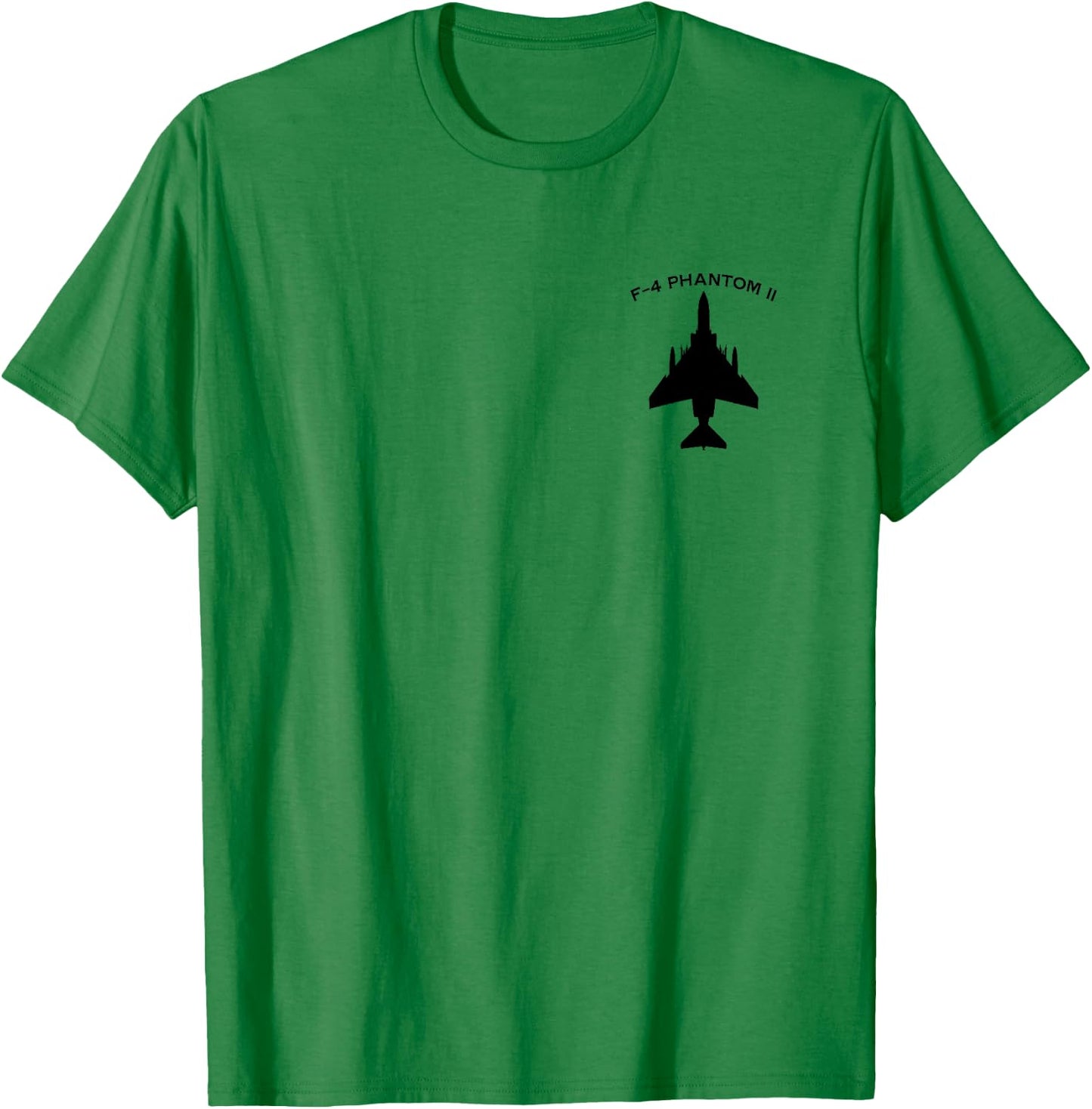 F-4 Phantom II Naval Fighter Bomber Jet Interceptor Aircraft T-Shirt - T-Shirt | Irish Green