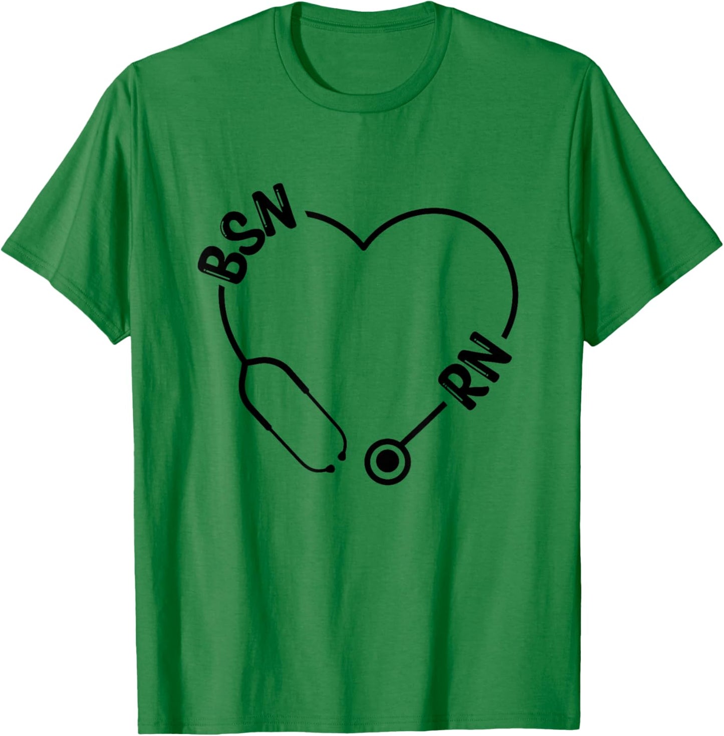 BSN RN Nurse Graduation Nursing Essentials BSN Nurses T-Shirt - T-Shirt | Irish Green