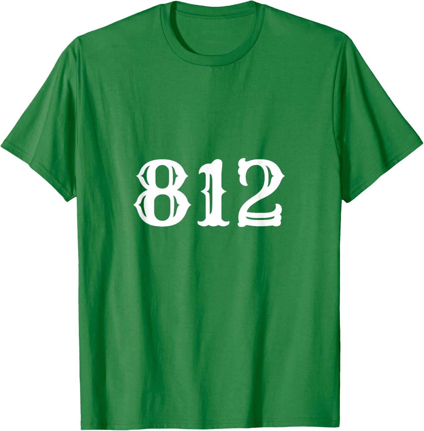 812 Indiana Area Code T-Shirt - T-Shirt | Irish Green