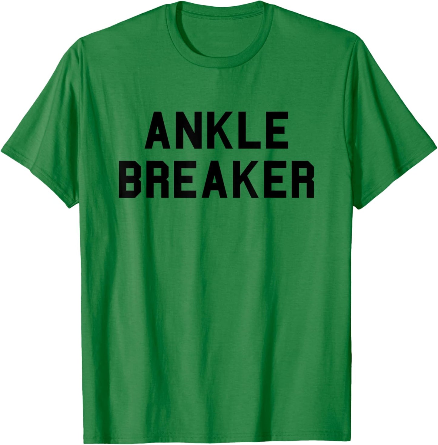 Ankle Breaker School Basketball Gag Bball Funny Fan Black T-Shirt - T-Shirt | Irish Green