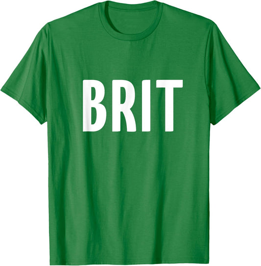 Great Britain Three Part Combo Design - British Flag Part 2 T-Shirt - T-Shirt | Irish Green