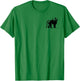 Baboon Dad Mom Lover - Monochromatic Baboon T-Shirt - T-Shirt | Irish Green