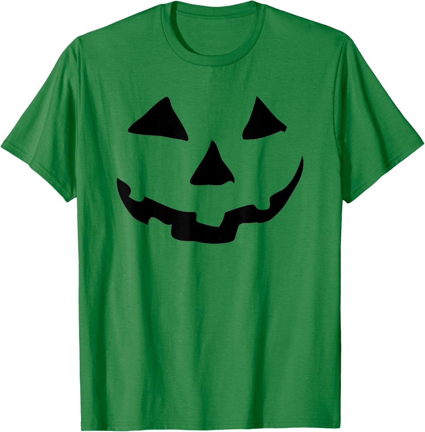 Halloween Jack O Lantern Pumpkin Face T-Shirt - T-Shirt | Irish Green