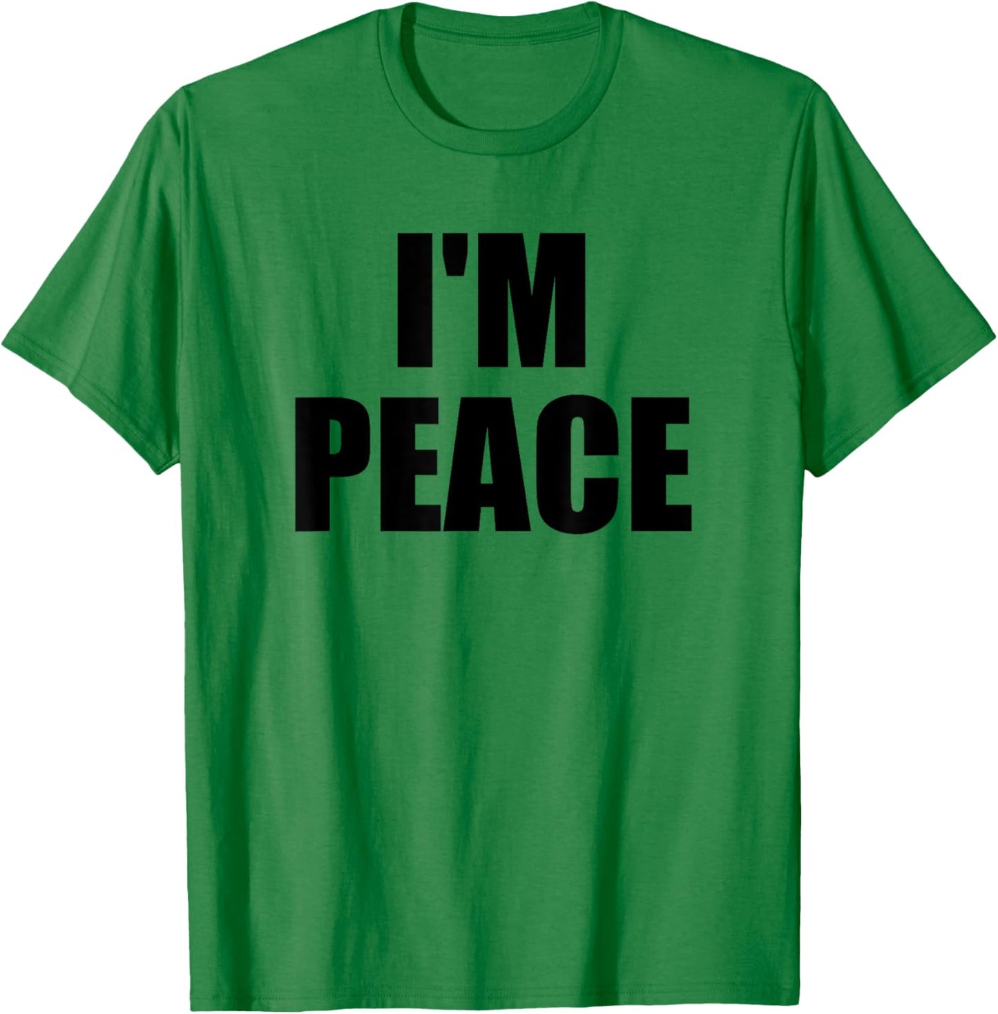 I COME IN PEACE - I'M PEACE Couples T-Shirt - T-Shirt | Irish Green