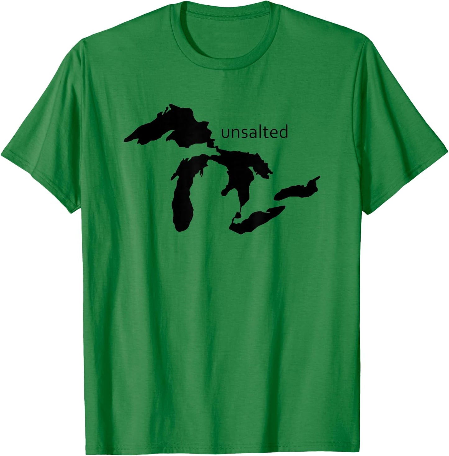 Michigan Unsalted Great Lakes T-Shirt - T-Shirt | Irish Green