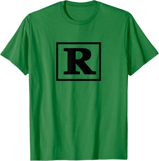 Rated R | Funny motion picture for movie lovers movie quotes T-Shirt - T-Shirt | Irish Green
