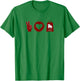 Peace, Love, Cowbell Mississippi Game Day T-Shirt - T-Shirt | Irish Green