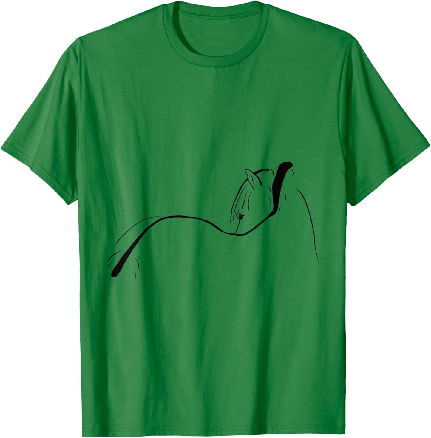 Fjord Horse With Eel Streak T-Shirt - T-Shirt | Irish Green