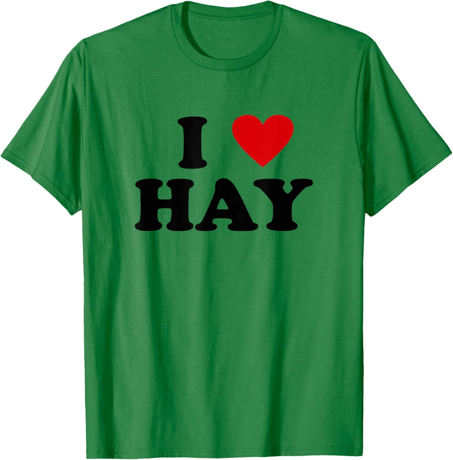 I Heart Crops Farming Farmer - I Love Hay T-Shirt - T-Shirt | Irish Green