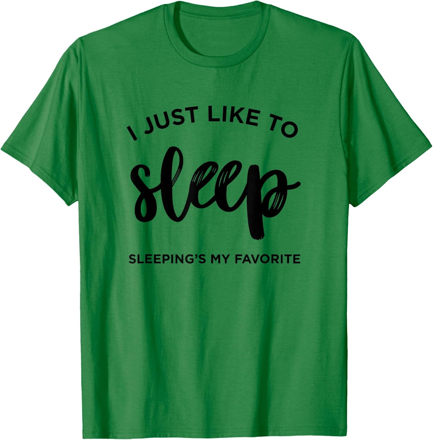 Christmas Sleep Shirt , Teens, and Girls T-Shirt - T-Shirt | Irish Green