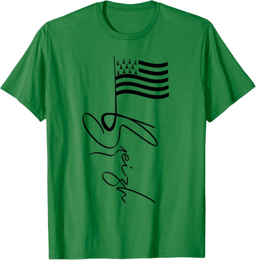 Brittany France Signature Flag Pole - Breizh Breton Flag