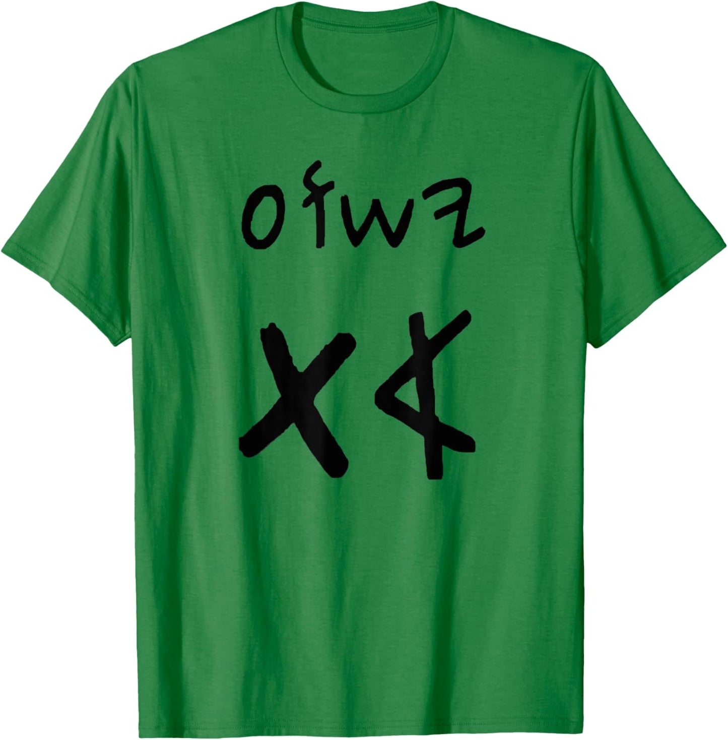 Yeshua Aleph Tav Jesus First Last in Paleo Hebrew (black) T-Shirt - T-Shirt | Irish Green