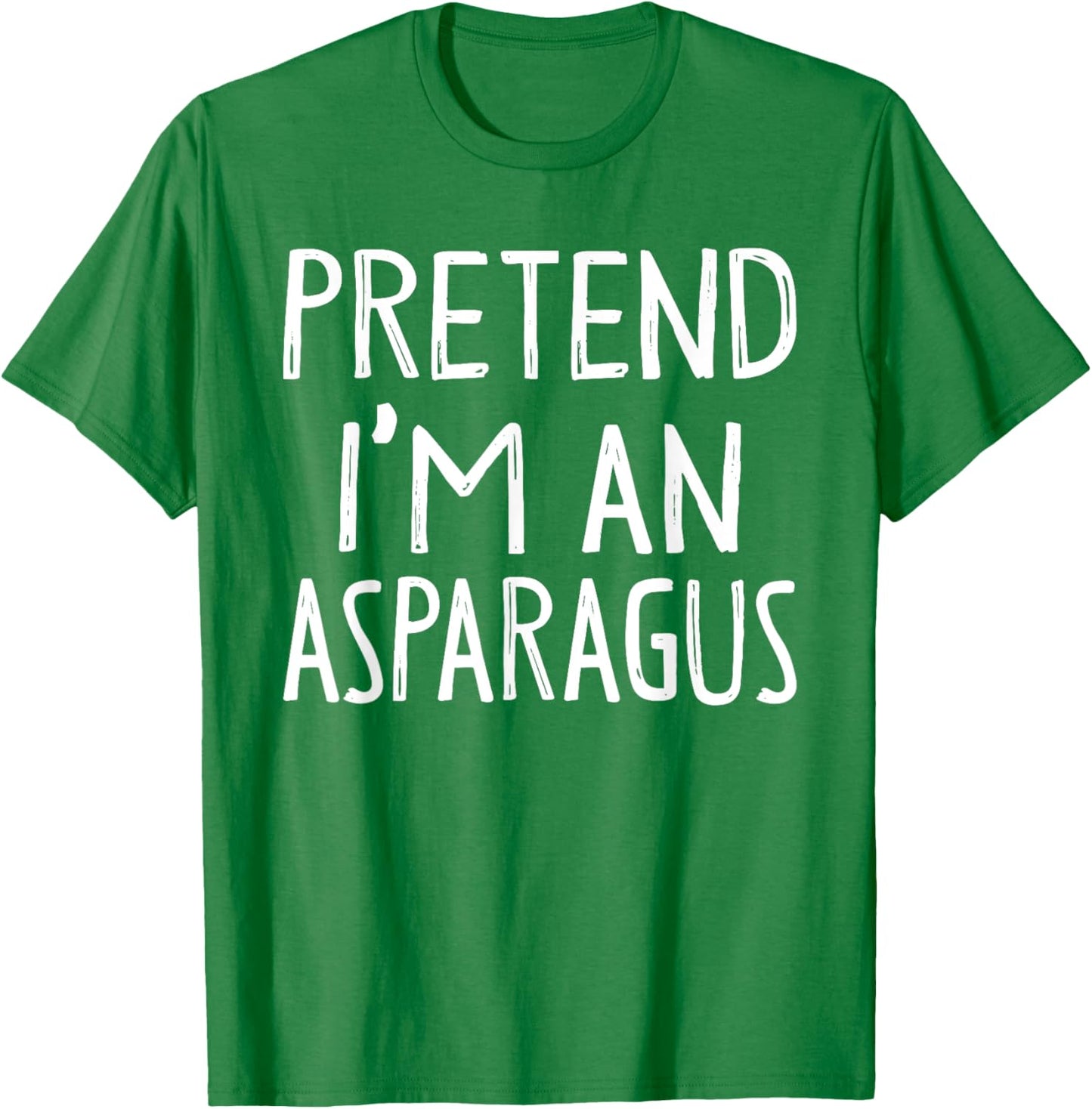 Pretend I'm An Asparagus Matching Costume Easy Halloween T-Shirt - T-Shirt | Irish Green