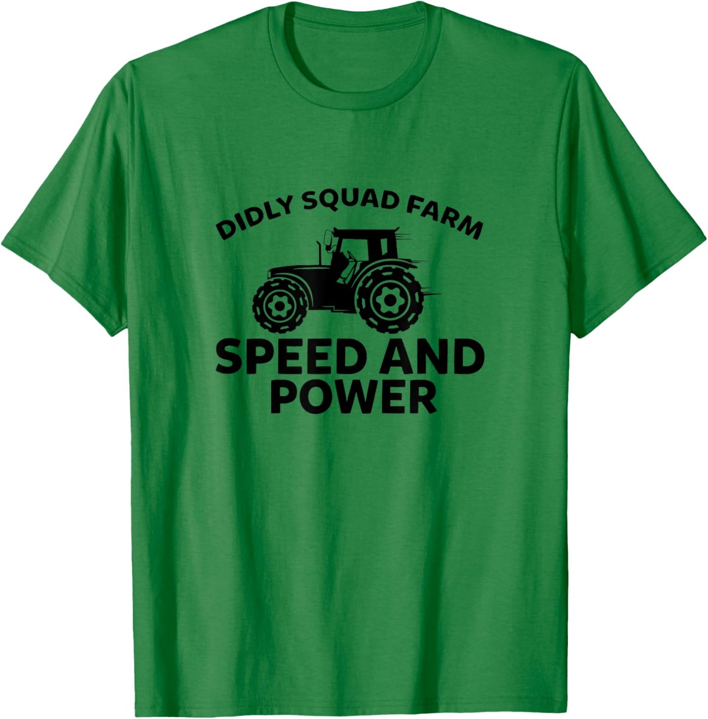 Speed And Power Farming Tractor Farmer T-Shirt - T-Shirt | Irish Green