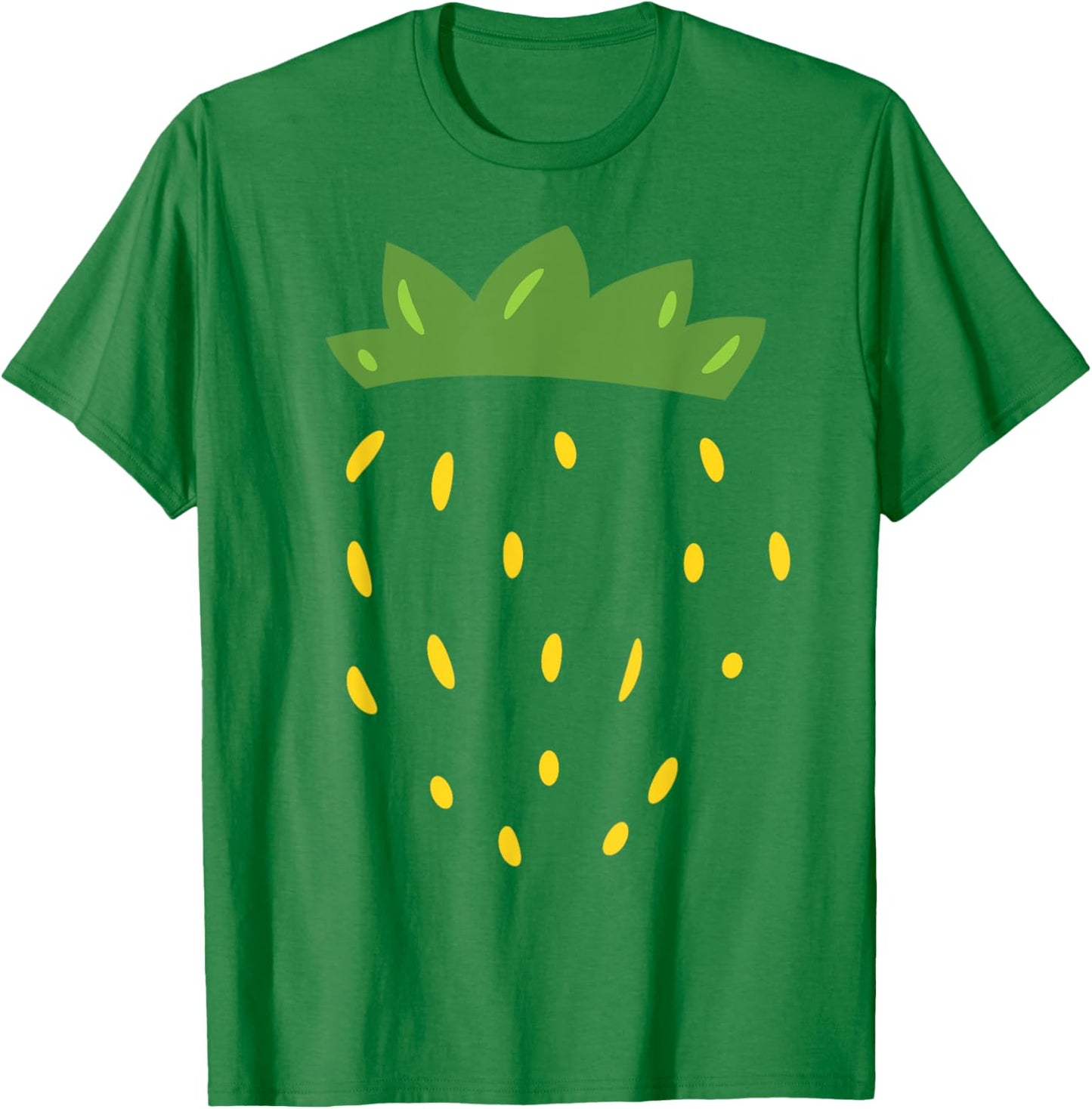 Lazy Strawberry Costume Strawberry Disguise Funny Strawberry T-Shirt - T-Shirt | Irish Green